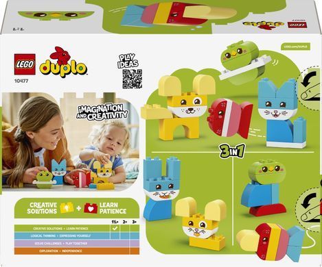 Конструктор LEGO DUPLO My First Чарівні творчі домашні улюбленці 3 в 1