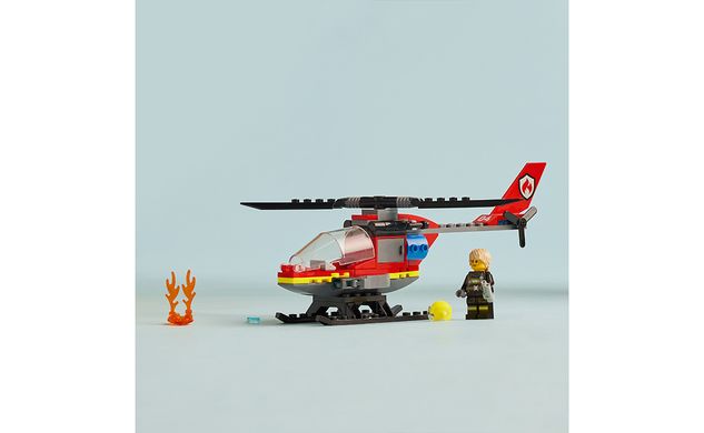 Конструктор LEGO City Пожежний рятувальний гелікоптер
