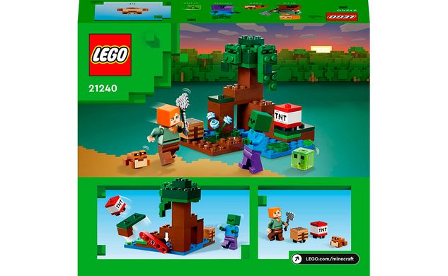 Конструктор LEGO Minecraft Пригоди на болоті
