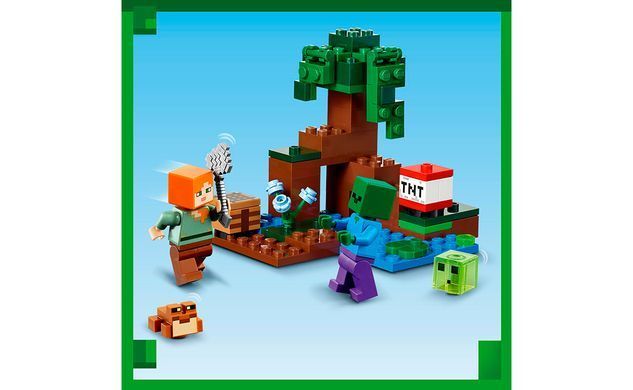 Конструктор LEGO Minecraft Пригоди на болоті