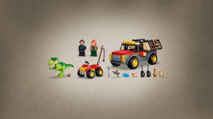 Конструктор LEGO&reg; Jurassic World Вантажівка для перевезення молодого тиранозавра