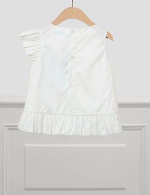 Детская белая блуза с воланами  ABEL & LULA 10 лет