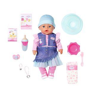 Кукла Baby Born Нежные объятия Волшебная девочка в джинсовом наряде 43 см (831533) , 3+