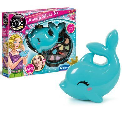 Дитячий набір косметики для макіяжу Clementoni "Lovely Make Up. Dolphin", серія "Crazy Chic"