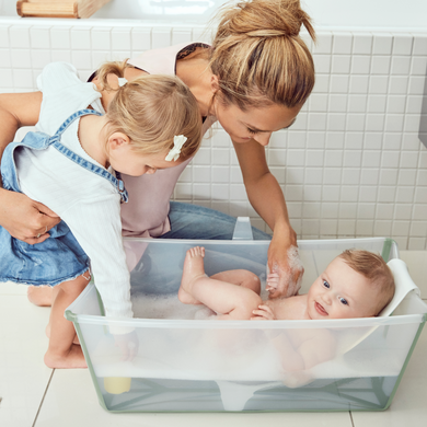 Набор Stokke Flexi Bath: ванночка складная и адаптер