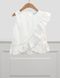 Детская белая блуза с воланами  ABEL & LULA 10 лет