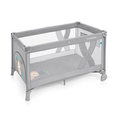 Ліжечко-манеж Baby Design Simple (07 Light Gray), від 6-ти місяців