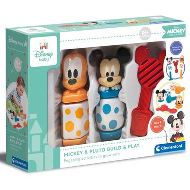 Іграшка розвиваюча Clementoni "Mickey & Pluto Build & Play", серія "Disney Baby"
