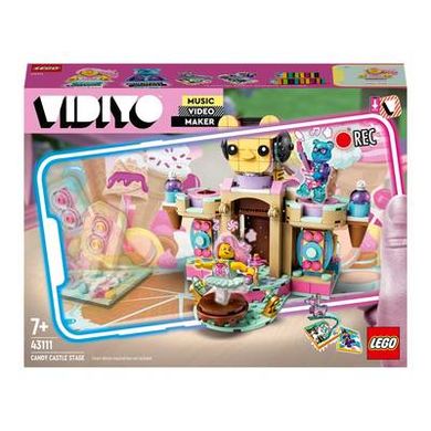 Конструктор LEGO Vidiyo Сцена цукеркового замку (43111), 7+, VIDIYO™, Унісекс