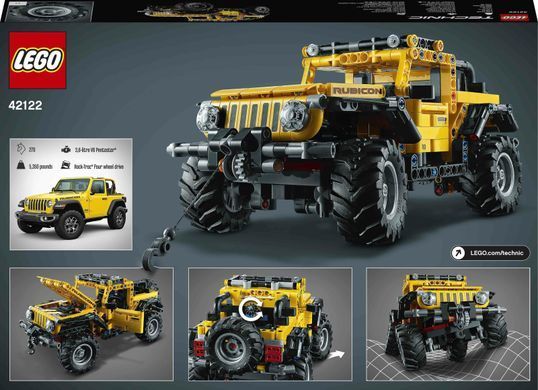Конструктор LEGO Technic Jeep Wrangler (42122)  , 9+, Technic&trade;, Унісекс