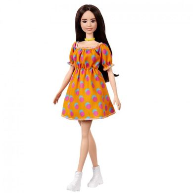 Лялька Barbie "Модниця" у сукні в горошок з відкритими плечима, 3+, Модниця, Дівчинка