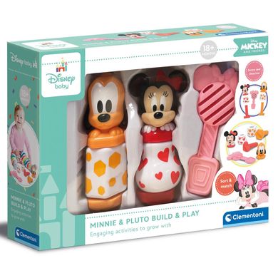 Развивающая игрушка Clementoni "Minnie & Pluto Build & Play", серия "Disney Baby"
