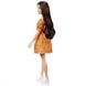 Кукла Barbie "Модница" в платье в горошек с открытыми плечами, 3+, Модниця, Девочка