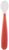Ложка силиконовая мягкая Chicco 1 шт. 6 м+, Красный, от 6-ти месяцев, Ложка, Силикон