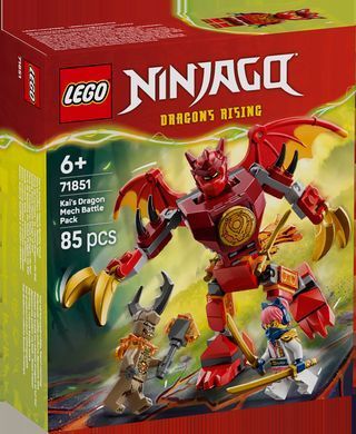 Конструктор LEGO Ninjago Бойовий набір робота Дракона Кая
