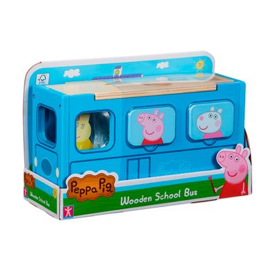 Дерев'яний ігровий набір-сортер Peppa Pig Шкільний автобус Пеппи