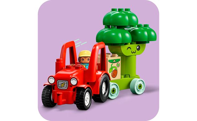 Конструктор LEGO DUPLO Трактор для выращивания фруктов и овощей