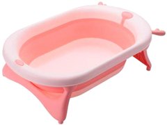 Дитяча ванночка трансформер BabaMama, Рожевий, від народження, 81,5x48x50,5 см, Трансформер, Пластик