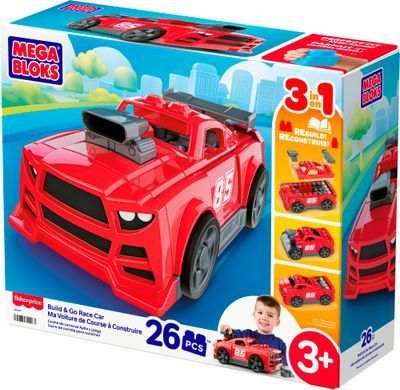 Конструктор 3-в-1 "Гоночний автомобіль" Mega Bloks