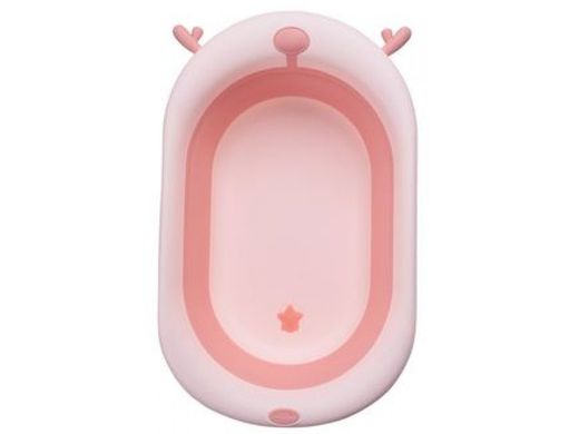 Дитяча ванночка трансформер BabaMama, Рожевий, від народження, 81,5x48x50,5 см, Трансформер, Пластик