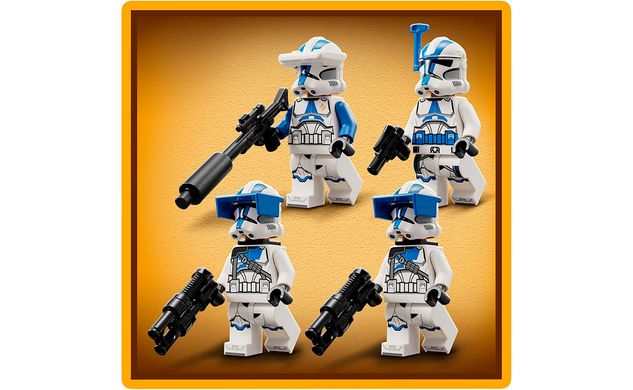 Конструктор LEGO Star Wars Бойовий набір клонів-солдат 501-го легіону