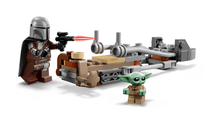 Конструктор LEGO&reg; Star Wars: Швидкісний мотоцикл Мандалорця й Ґроґу