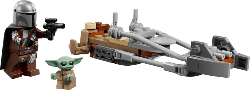 Конструктор LEGO&reg; Star Wars: Швидкісний мотоцикл Мандалорця й Ґроґу