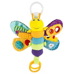 М'яка іграшка-підвіска Lamaze Метелик із прорізувачем і пищалкою