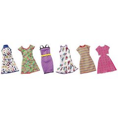 Одежда Модное платье Barbie в ассортименте (FCT12), 3+, Девочка