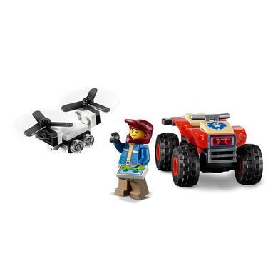 Конструктор LEGO City Квадроцикл для порятунку диких тварин (60300), 5+, City, Хлопчик
