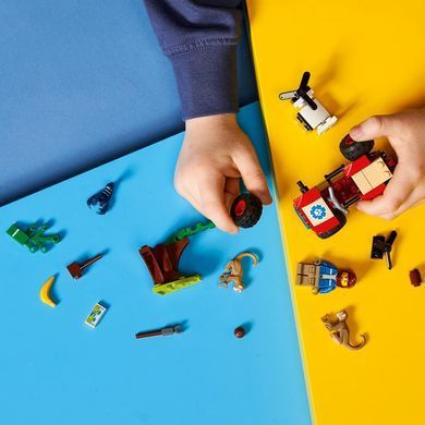 Конструктор LEGO City Квадроцикл для порятунку диких тварин (60300), 5+, City, Хлопчик