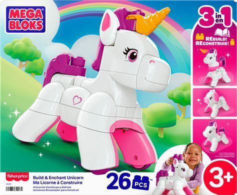 Конструктор 3-в-1 "Чарівний єдиноріг" Mega Bloks