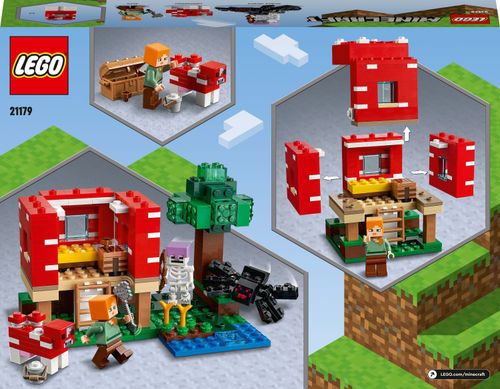 Конструктор LEGO Minecraft "Грибной дом"