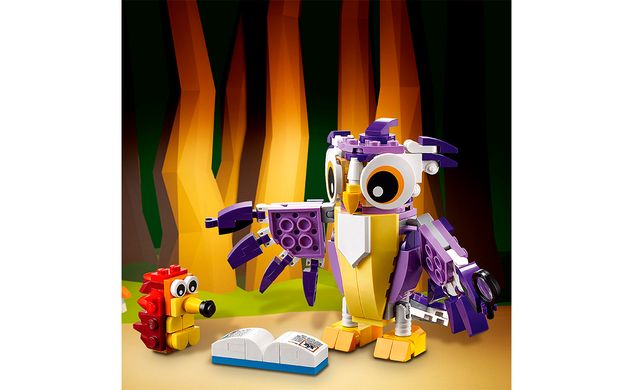 Конструктор LEGO Creator 3 в 1 Фантастичні лісові істоти