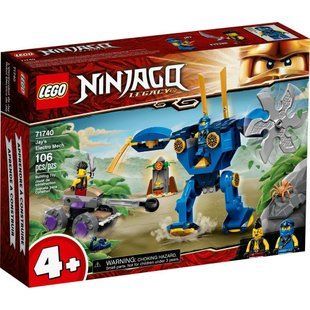 Конструктор LEGO NINJAGO Електричний робот Джея (71740), 4+, NINJAGO&reg;, Хлопчик