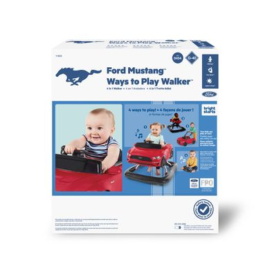 Игровой центр-ходунки 4 в 1 Bright Starts "Ways to Play Walker Ford Mustang"