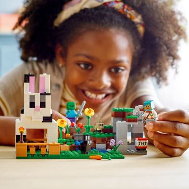 Конструктор LEGO Minecraft "Кроличье ранчо"