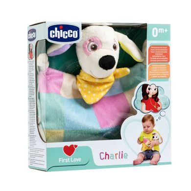 Мягкая игрушка Пёсик Чарли  Chicco , от рождения, Унисекс, Полиєстер