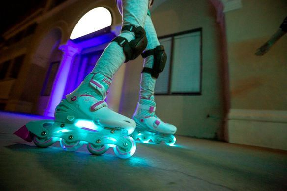 Роликові ковзани Neon Inline, розмір 34-37, бірюзовий