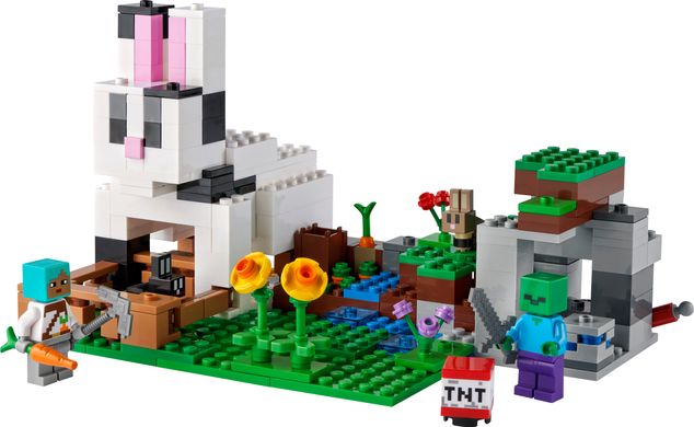 Конструктор LEGO Minecraft "Кроличье ранчо"