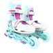 Роликові ковзани Neon Inline, розмір 34-37, бірюзовий