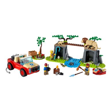 Конструктор LEGO City Позашляховик для порятунку диких тварин (60301), 4+, City, Хлопчик