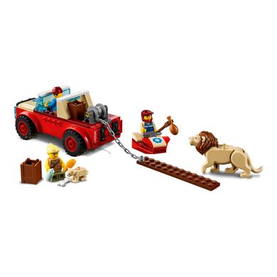 Конструктор LEGO City Внедорожник для спасения диких животных (60301), 4+, City, Мальчик