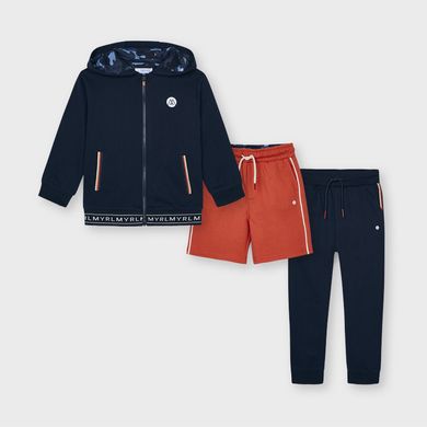 Спортивный костюм 3 ед. ( кофта + штаны + шорты ), 6 лет, Мальчик, Весна/Лето/Осень