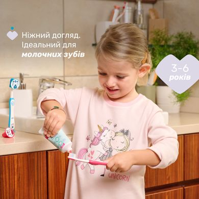 Зубная щетка Chicco на присоске, 3-6 лет