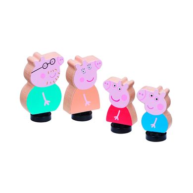 Дерев'яний набір фігурок Peppa Pig Сім'я Пеппи