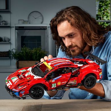 Конструктор LEGO Technic Ferrari 488 GTE &laquo;AF Corse #51&raquo;, 18+, Technic&trade;, Хлопчик