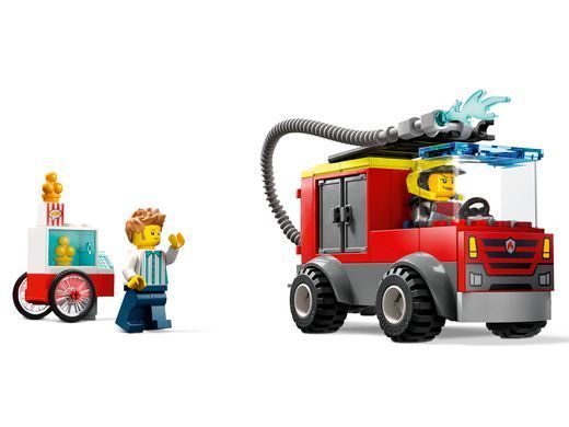 Конструктор LEGO City Fire Department Пожежне депо та пожежна машина 153 деталі (60375)