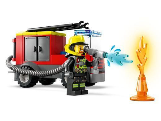 Конструктор LEGO City Fire Department Пожежне депо та пожежна машина 153 деталі (60375)