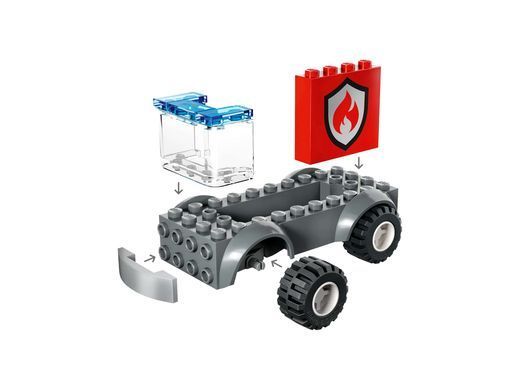 Конструктор LEGO City Fire Department Пожежне депо та пожежна машина 153 деталі (60375)